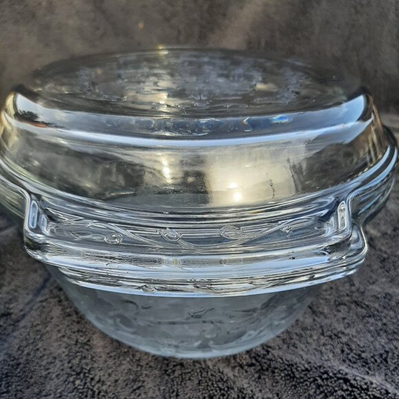 PRINCESS HOUSE FANTASIA CRYSTAL 3 PC 9x13 CASSEROLE BAKING DISH EUC - Picture 12 of 12